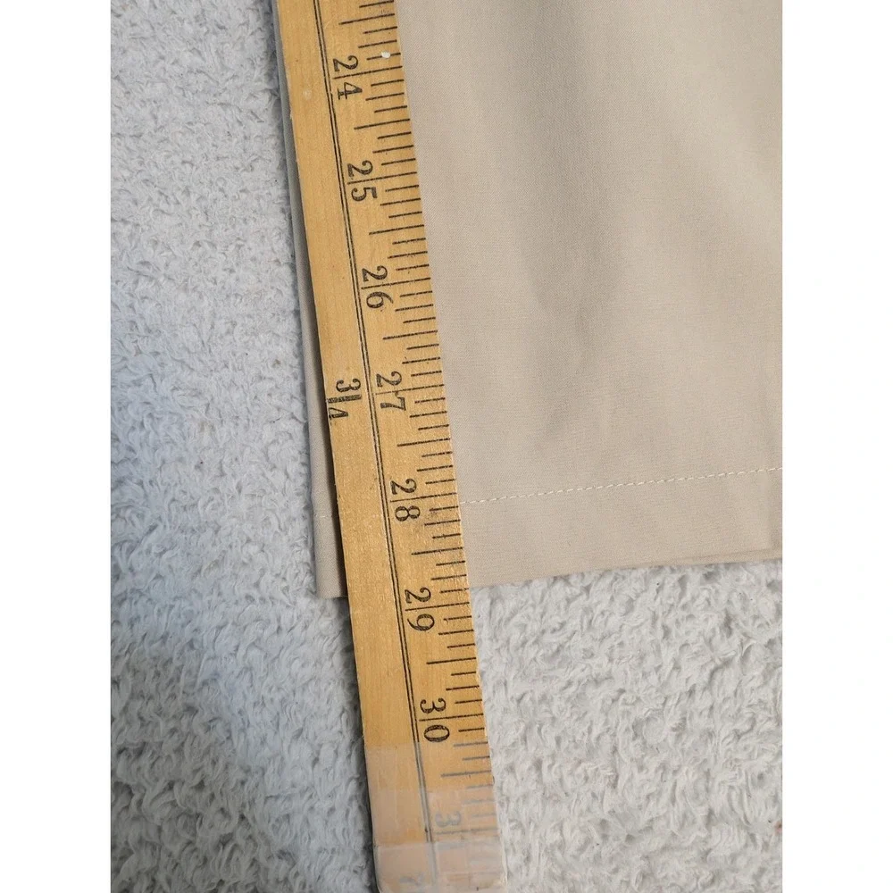 Tasc Mens 38x30 Motion Pant Straight Fit Beig Bamboo Viscose Stretch Water Resis